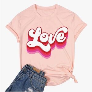 33. Retro love tee S,M,L,XL 2X